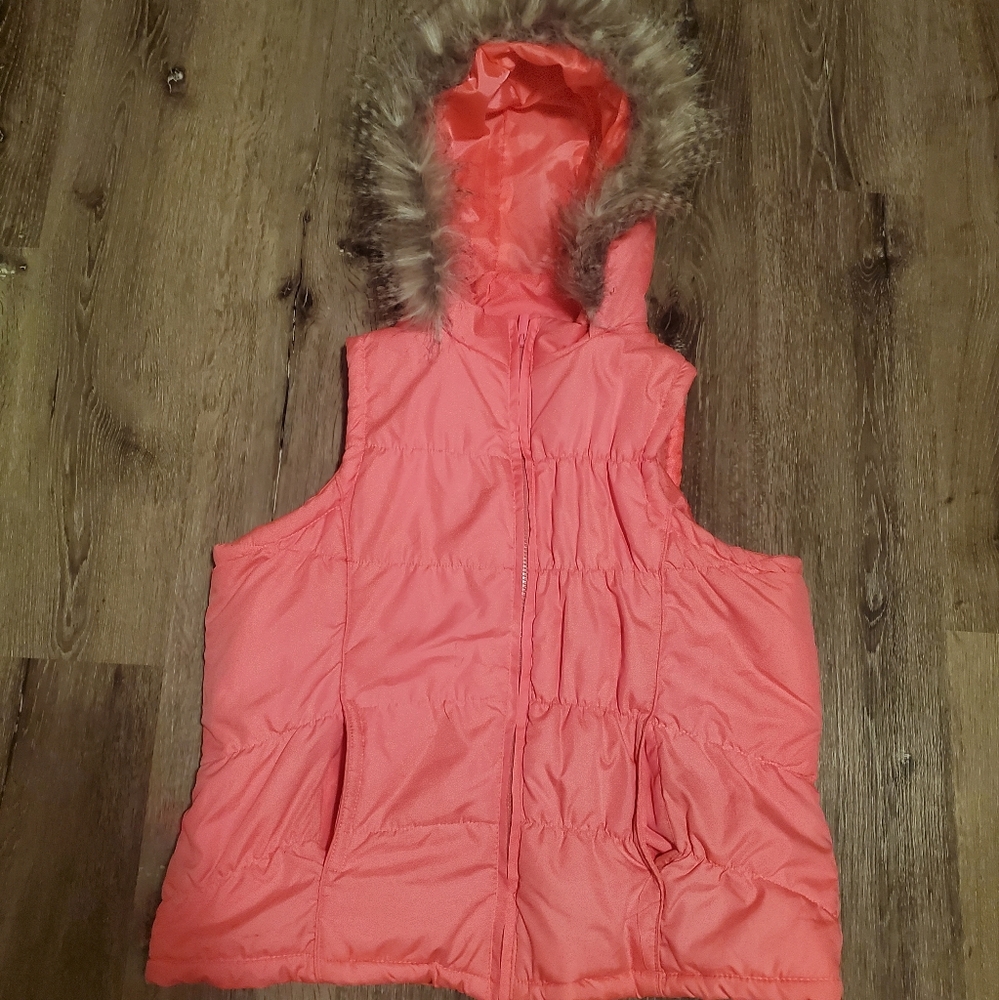 Hot pink vest